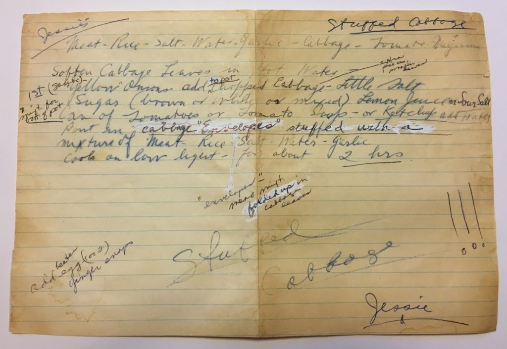 stuffed cabbage recipe